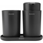 Brabantia Renew koupelnová sada 3ks tmavě šedá – Zboží Dáma