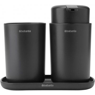 Brabantia Renew koupelnová sada 3ks tmavě šedá – Zboží Dáma