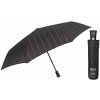 Deštník PERLETTI® Pánský automatický deštník TIME / hnědý proužek, 21712