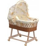 Scarlett Proutěný košík pro miminko s boudičkou Mráček béžová – Zboží Dáma