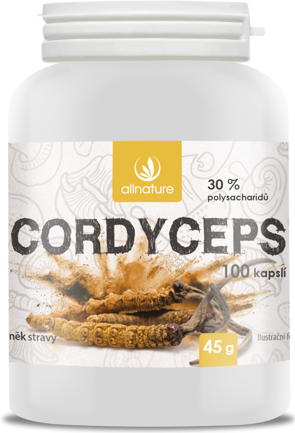 Allnature Cordyceps 100 kapslí