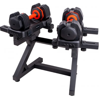 inSPORTline DuraBell 2 x 6,5-24,5 kg se stojanem – Zboží Dáma