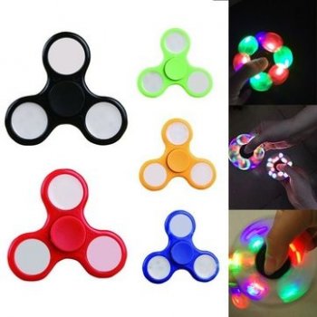 Fidget spinner Svítící MODRÝ