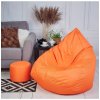 Sedací vak a pytel Supplies sedací pytel outdoor relax oranžová