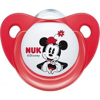 Nuk Dudlík Trendline silikon Disney Mickey minnie cihlová