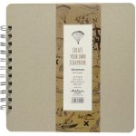 Drasca Art EOOD Album kroužkové Scrapbook Adventure kraft 300g/m2, 12 listů 20x20cm – Zboží Dáma