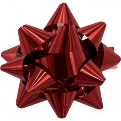 Červená mašle nalepovací 5 cm – Zboží Dáma