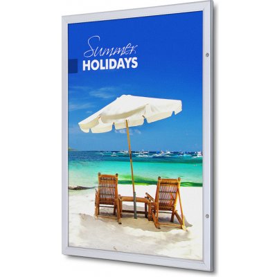 Jansen Display Uzamykatelný plakátový rám 700x1000mm, 756 x 1056 mm – Zboží Dáma