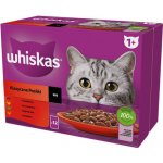 Whiskas Adult Classic Meals v omáčce s hovězím kuřecím jehněčím a drůbežím masem 12 x 85 g – Zbozi.Blesk.cz