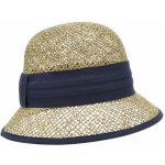 Slaměný cloche s modrou stuhou Seeberger mořská tráva – Zboží Mobilmania