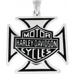 BM Jewellery Přívěsek z oceli keltský kříž s nápisem HARLEY DAVIDSON S113243100 – Hledejceny.cz