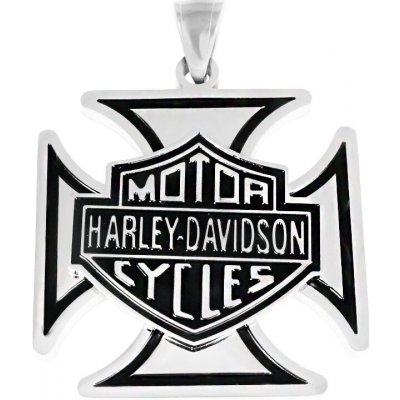 BM Jewellery Přívěsek z oceli keltský kříž s nápisem HARLEY DAVIDSON S113243100 – Hledejceny.cz