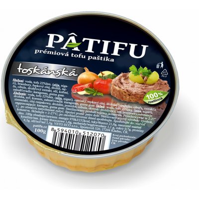 Veto Patifu Paštika tofu toskánská 100 g – Zboží Dáma