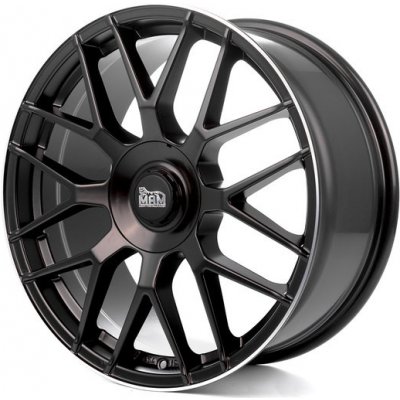 MAM GT1 8,5x19 5x100/112 ET30 matt black polished – Hledejceny.cz