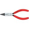 Kleště kulaté Knipex 19 01 130 - Kleště s kulatými čelistmi 130mm šperkařské, leštěné, rukojeti potažené plastem