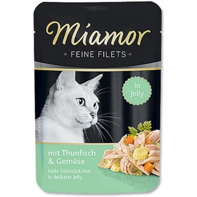Finnern Miamor filety tuňák & zelenina 100 g – Zboží Mobilmania