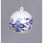 Cibulák Vánoční koulička 5,8 cm originální cibulákový porcelán Dubí cibulový vzor – Zboží Dáma