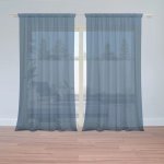 Sablio Záclony Námořní modrá: 2ks 150x250cm – Hledejceny.cz