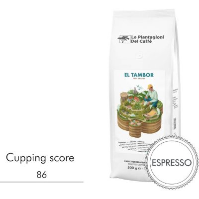 Le Piantagioni del Caffe' el Tambor Guatemala Espresso Arabika 100% 0,5 kg