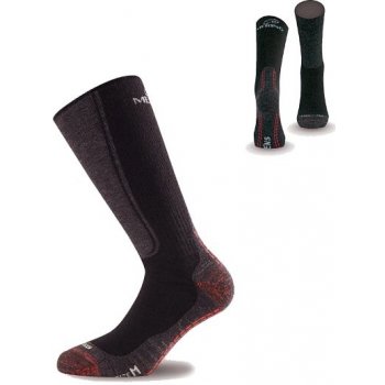 Lasting WSM merino ponožky Černá / Červená