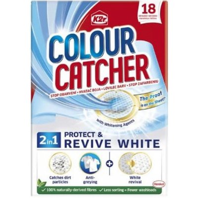 K2R Ubrousky proti obarvení a pro obnovu bílé barvy Colour Catcher 18 ks – Sleviste.cz