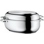 WMF - Oválný pekáč s poklicí 2v1, rozměry 41x28,5 x18 cm, nerezová ocel – Sleviste.cz