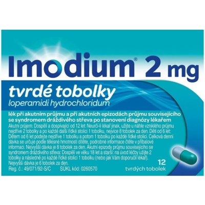 IMODIUM POR 2MG CPS DUR 12 – Hledejceny.cz
