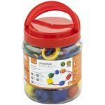 Navlékání dřevěných korálků extra velké – Hledejceny.cz