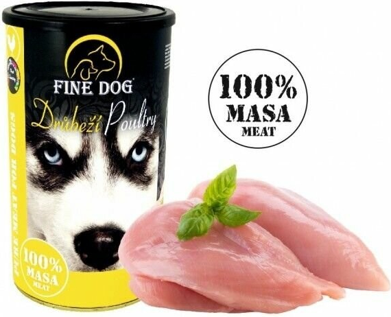 Fine Dog 100% drůbežího masa 1250 g