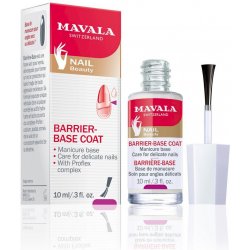 Mavala Barrier Base ochranný lak na nehty (Caring Barrier for Delicate Nails) 10 ml