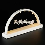 MAXXIVA® 86214 Metall Lichterbogen Schwibbogen 10 LED warm weiß Batterie Timer Weihnachten – Hledejceny.cz