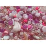 Mix českých skleněných korálků RŮŽOVÁ 50 g – Hledejceny.cz