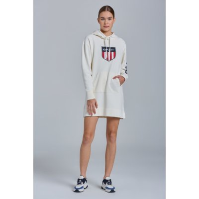 Gant D1. Retro Shield Hoodie Dress – Zboží Mobilmania