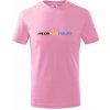 Dětské tričko #StandWithUkraine Tričko dětské Růžová