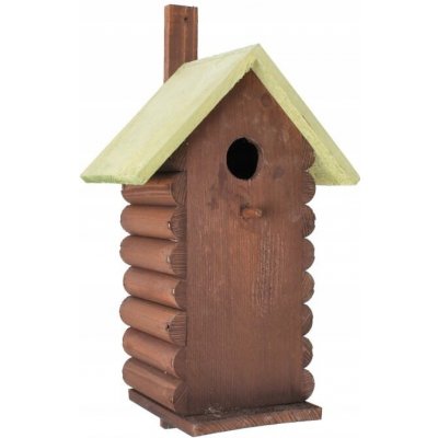 Tin Tours Hnízdní budka 21 x 16 x 40 cm dřevěná hnědá – Hledejceny.cz