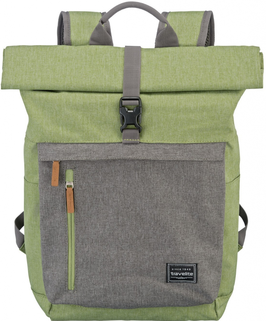 Travelite Basics Roll-up Green/Grey 35 l