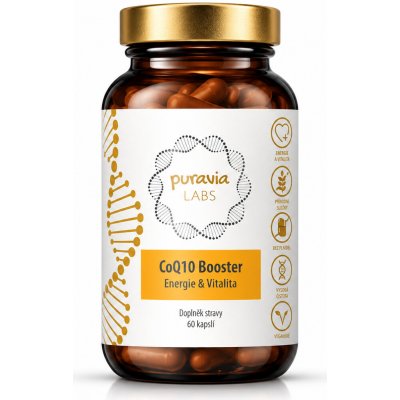 Puravia Labs Koenzym Q10 Booster 60 kapslí – Hledejceny.cz