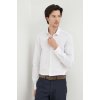 Pánská Košile Calvin Klein pánská košile slim s klasickým límcem bílá