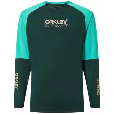 Oakley Factory Pilot MTB Ls II olivová/tyrkysová 2024 – Zbozi.Blesk.cz