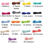 Nylonový provázek 1,5mm Barva: 10. Oranžová – Zboží Dáma