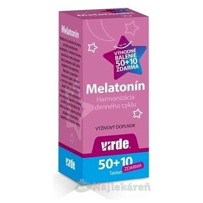 Virde Melatonín 60 tablet – Hledejceny.cz