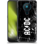 Pouzdro Head Case Nokia 5.3 AC/DC Černobílé logo – Hledejceny.cz