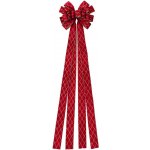 KOOPMAN Vánoční stromeček 130x33 cm, červený – Hledejceny.cz