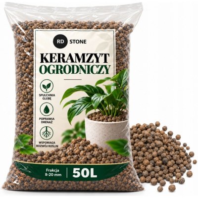RD Stone keramzit hnědý 10-20 mm 15 kg / 50 l – Hledejceny.cz