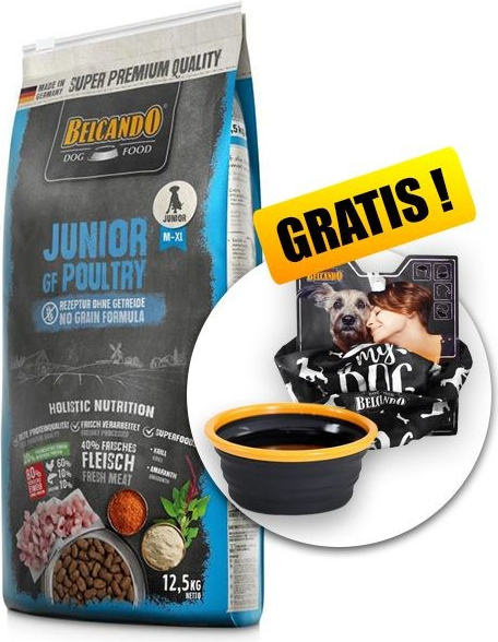 Belcando Junior Grain Free Poultry 12,5 kg od 1 599 Kč - Heureka.cz