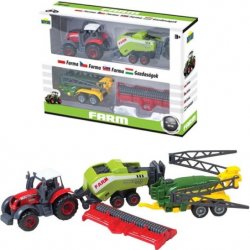 CreativeToys Traktor Farmár kovový 21cm
