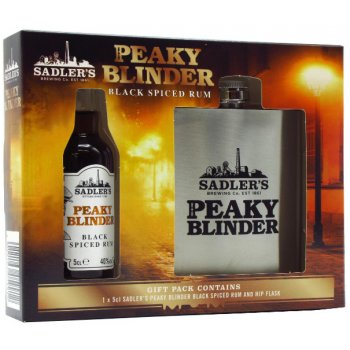 Peaky Blinder black spiced rum 40% 0,05 l (holá láhev)