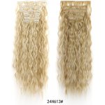 Clip in příčesek - zlatá bolnd- vlnitý 24H613 – Hledejceny.cz