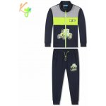 Kugo chlapecká tepláková souprava J09307 zelený pruh – Hledejceny.cz