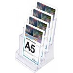 Jansen Display SCRITTO Stojánek na letáky A5 4 kapsy, 157 x 255 mm – Zboží Živě